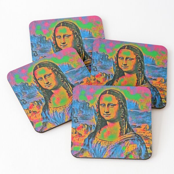 Item preview, "Mona Lisa (41)" an iconic Renaissance painting reimagined. designed and sold by thalasson.