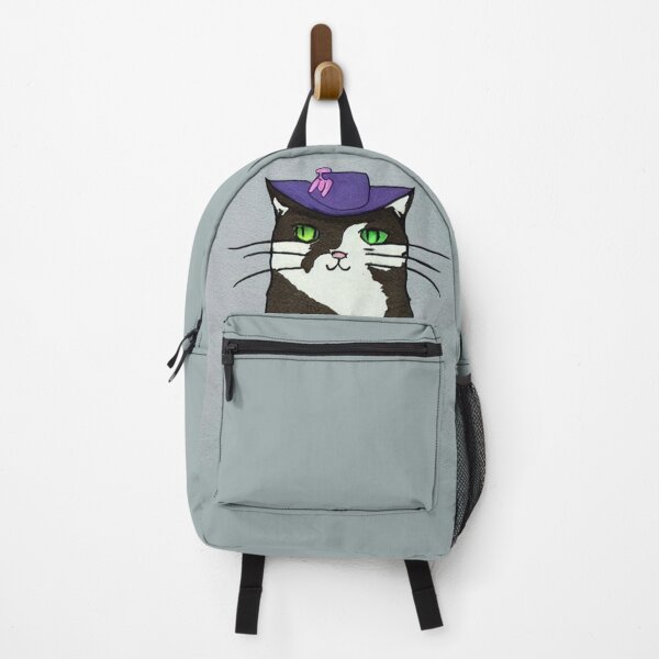 Item preview, A cat with a purple hat designed and sold by Blazefoxar.