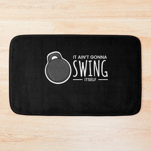 Artikelvorschau, Swing It Self Kettlebell Fitness Hantel entworfen und verkauft von MooonTees.