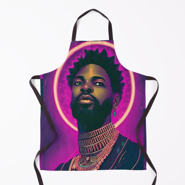 Aperçu de l'œuvre Conception d'art Afropunk King Cyborg AI créée et vendue par boopsblunt.