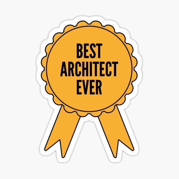Item preview, Best Architect Ever Gold Medal Achievement designed and sold by SVPOD.