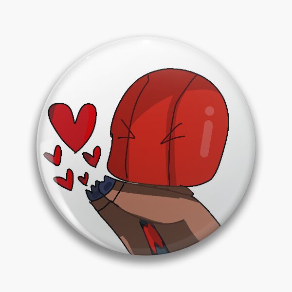 Item preview, Red hood , Jason todd with hearts  designed and sold by hamsterartea.