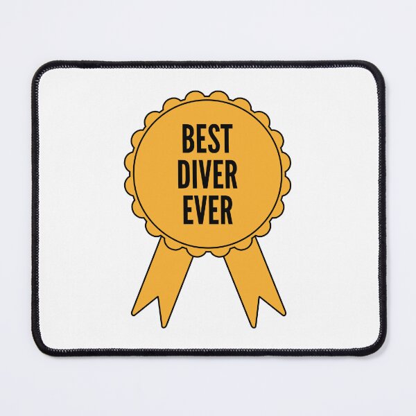 Item preview, Best Diver Ever Gold Medal Achievement designed and sold by SVPOD.