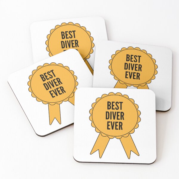 Item preview, Best Diver Ever Gold Medal Achievement designed and sold by SVPOD.