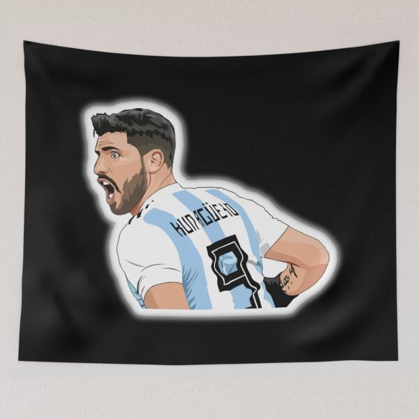 Item preview, Kun Aguero Illustration designed and sold by ZanaKirania.
