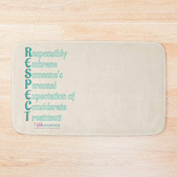 Item preview, RESPECT acronym : #ResurrectRespect Quote - jade cream colours ~ Vicki Hadfield designed and sold by Printable Pressies.