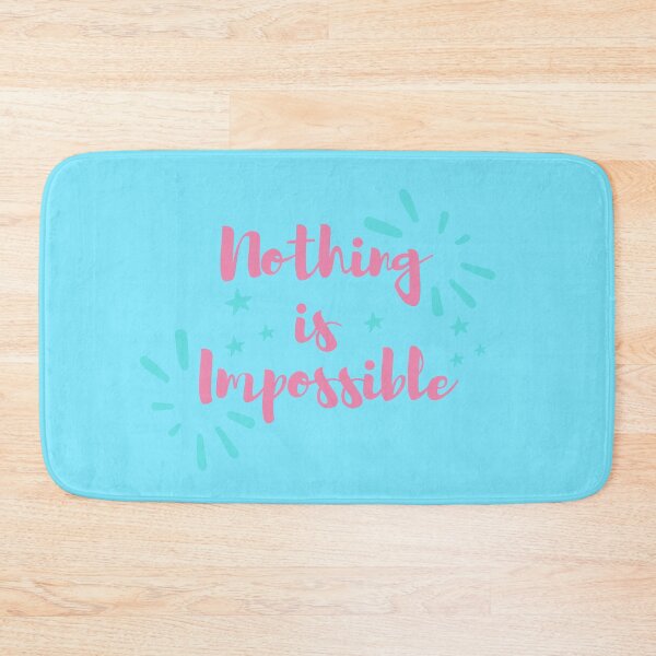 Item preview, Nothing is impossible pink designed and sold by DigitalArt BoutiqueRS.