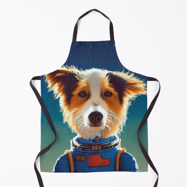 Item preview, Border Collie wearing astronaut clothing designed and sold by Studiowatermars.