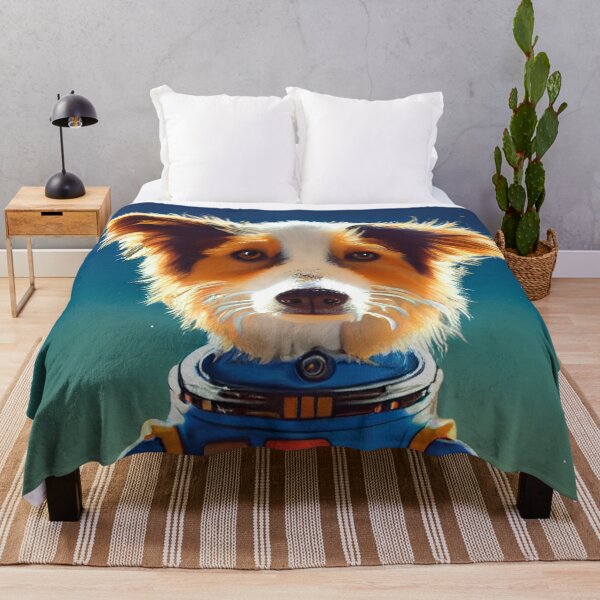 Item preview, Border Collie wearing astronaut clothing designed and sold by Studiowatermars.