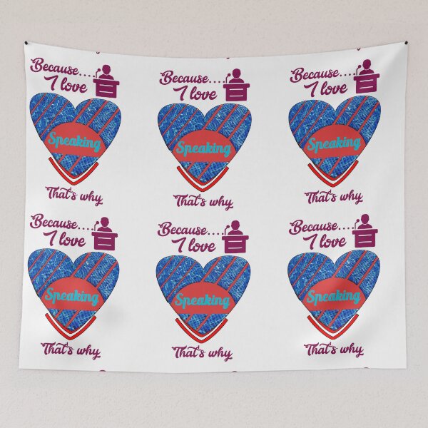 Item preview, Because I love speaking, that's why...  designed and sold by Chakilogy.