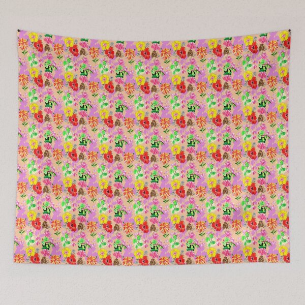 Item preview, Pop florals designed and sold by spiffythings.