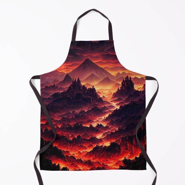 Item preview, 16 bit - Mountains of Hell designed and sold by FantasyAI.