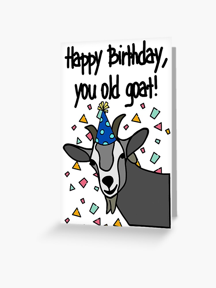 Cartes D'anniversaire Amusantes Pour Homme – The Goat Messi – Carte D'anniversaire Pour Ami, Papa, Frère, Fils, Neveu, Cousin, Oncle, Grand-père, 145 Mm X 145 Mm
