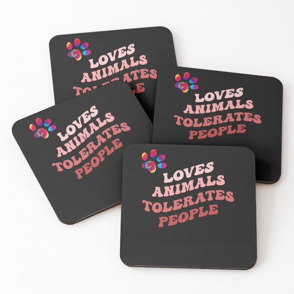 Item preview, Loves Animals Tolerates People designed and sold by Cute & Sassy Custom Gifting Boutiques.
