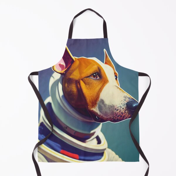 Item preview, Bull Terrier wearing astronaut clothing designed and sold by Studiowatermars.