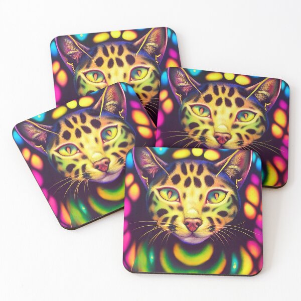 Item preview, Savannah Cat in dreamy colors  designed and sold by MrMH.