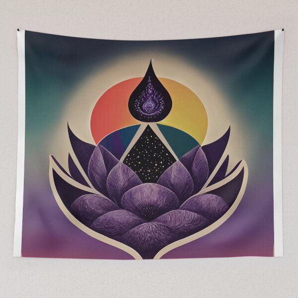 Artikelvorschau, Lila Chakra entworfen und verkauft von DeepSymbolism.