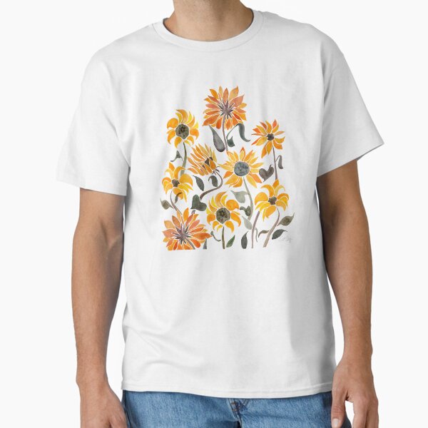 Item preview, Sunflower Watercolor – Yellow & Black Palette designed and sold by Cat Coquillette.