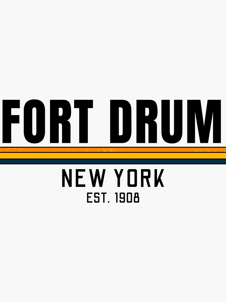 "Fort Drum Us Army Base" Sticker for Sale by waddelmal Redbubble