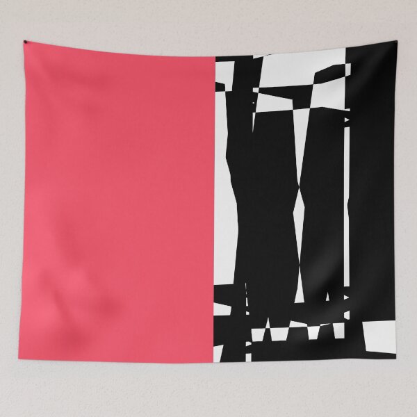 Item preview, Coral Red and Black Abstract 2 designed and sold by Irena Orlov.