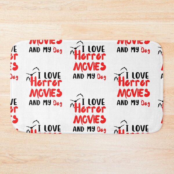 Item preview,  I Love Horror Movies And My Dog designed and sold by khadijat297.