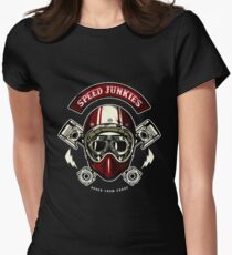 speed junkies Women's Fitted T-Shirt