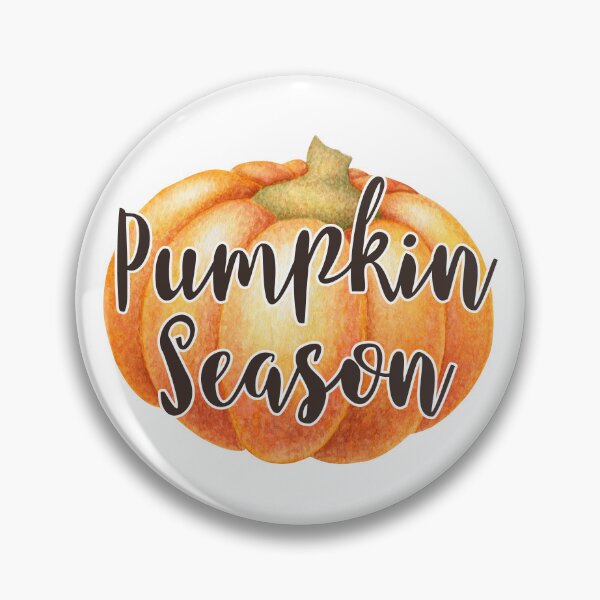 Item preview, Watercolor pumpkin and hand drawn lettering Pumpkin Season designed and sold by DarianaArt.