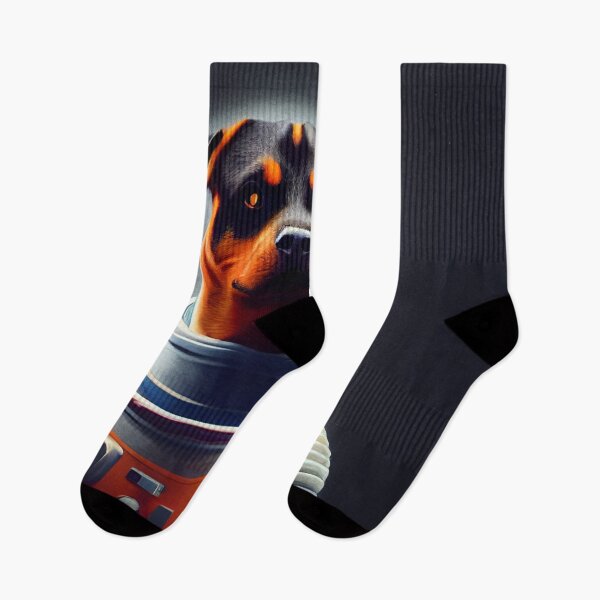 Item preview, Rottweiler wearing astronaut clothing designed and sold by Studiowatermars.