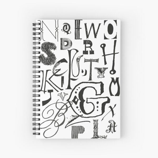 Item preview, Hand drawn alphabet mash up designed and sold by sharon-s-studio.