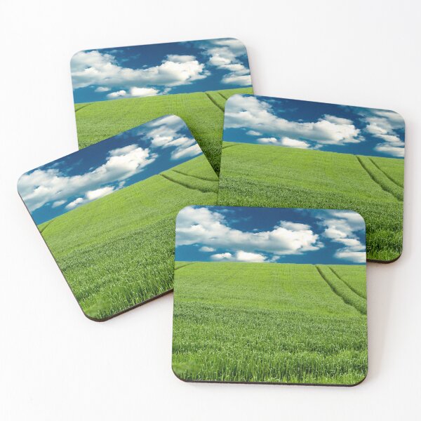 Item preview, Field of green wheat designed and sold by yanzappa.