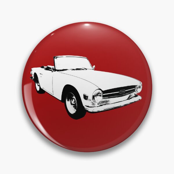 Item preview, Triumph TR6 1970s classic sports car monoblock black/white designed and sold by soitwouldseem.