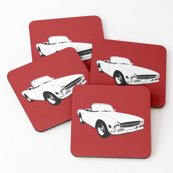 Item preview, Triumph TR6 1970s classic sports car monoblock black/white designed and sold by soitwouldseem.
