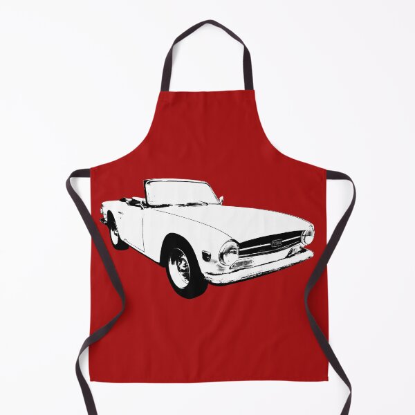 Item preview, Triumph TR6 1970s classic sports car monoblock black/white designed and sold by soitwouldseem.