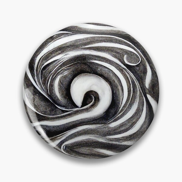 Item preview, Black and White Whirlpool designed and sold by DeepSymbolism.