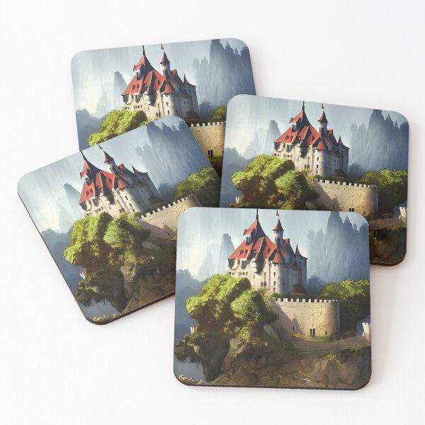Item preview, Surreal - The castle with the red roofs designed and sold by Girih.