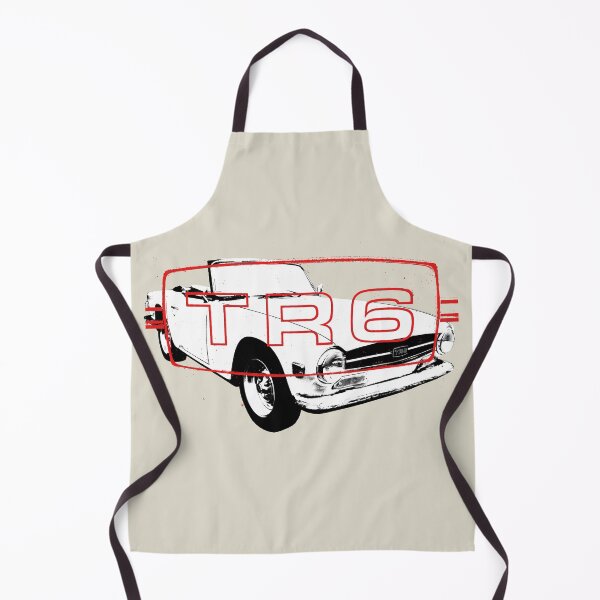 Item preview, Triumph TR6 1970s classic sports car monoblock black/white with logo designed and sold by soitwouldseem.