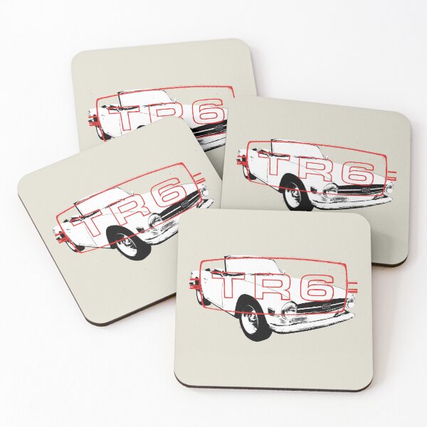 Item preview, Triumph TR6 1970s classic sports car monoblock black/white with logo designed and sold by soitwouldseem.