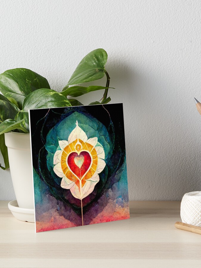 Heart Chakra, Anahata Art Board Print for Sale by KJPieper