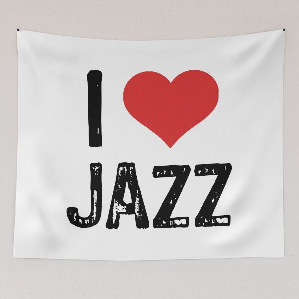 Item preview, I Love Jazz designed and sold by The "I Love Everything" Shop.