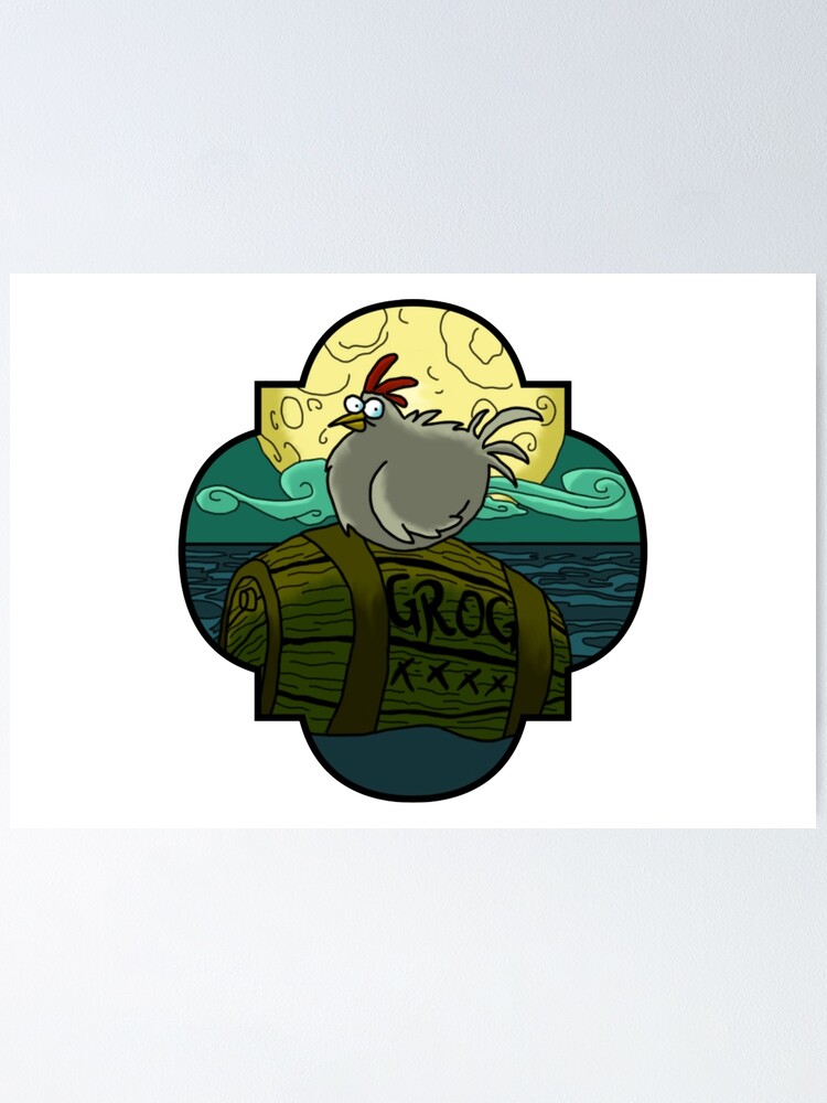 "Grog" Poster for Sale by Anna-Kat-Tattoo | Redbubble
