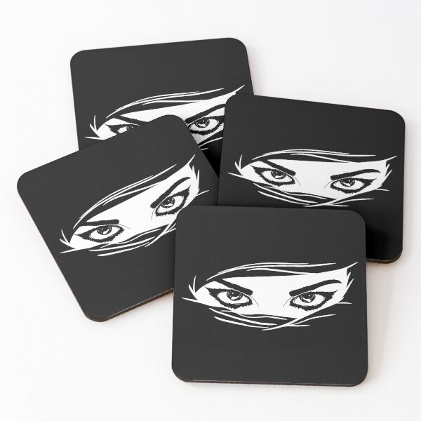Item preview, Illustration of Eyes in Mask or Scarf designed and sold by RED by Arcanum Studio.