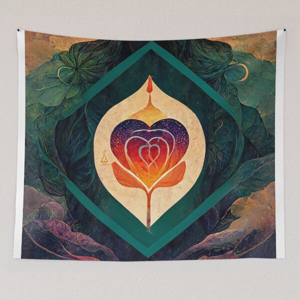 Item preview, Rainbow Heart Chakra designed and sold by DeepSymbolism.