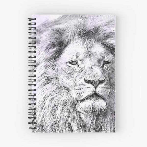 Item preview, Lion detailed sketch Africa designed and sold by aventi24.