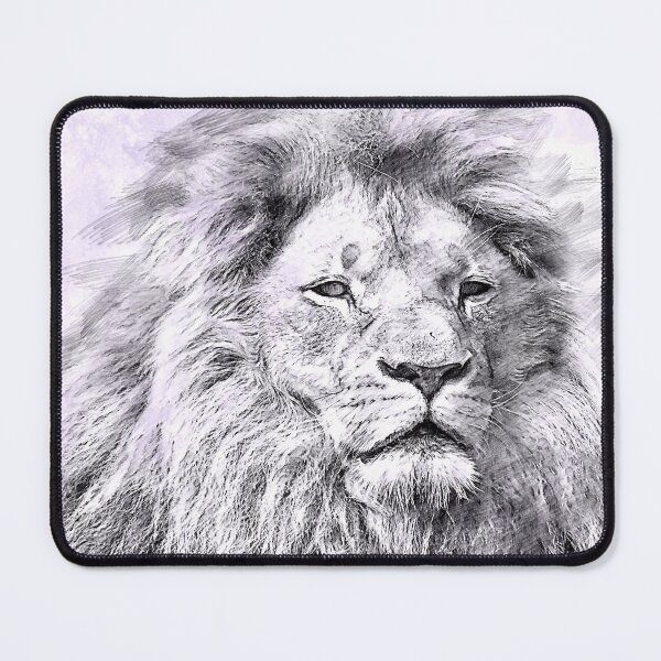 Item preview, Lion detailed sketch Africa designed and sold by aventi24.