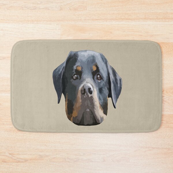 Item preview, Rottweiler Head Vector Art Cut Out designed and sold by taiche.