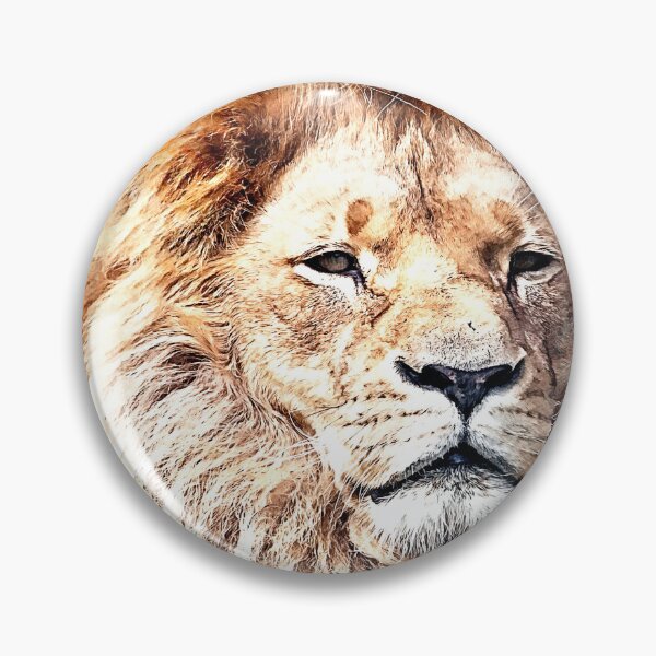 Item preview, Lion detailed sketch nature Africa designed and sold by aventi24.