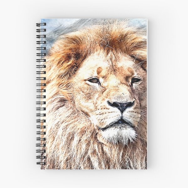 Item preview, Lion detailed sketch nature Africa designed and sold by aventi24.