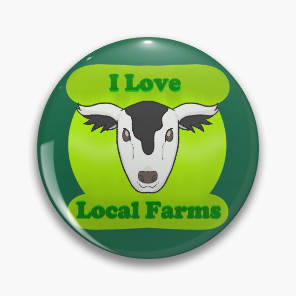 Item preview, Happy Cow (I Love Local Farms) designed and sold by Quirkball.
