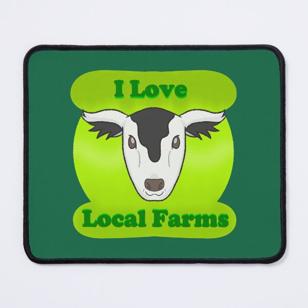 Item preview, Happy Cow (I Love Local Farms) designed and sold by Quirkball.