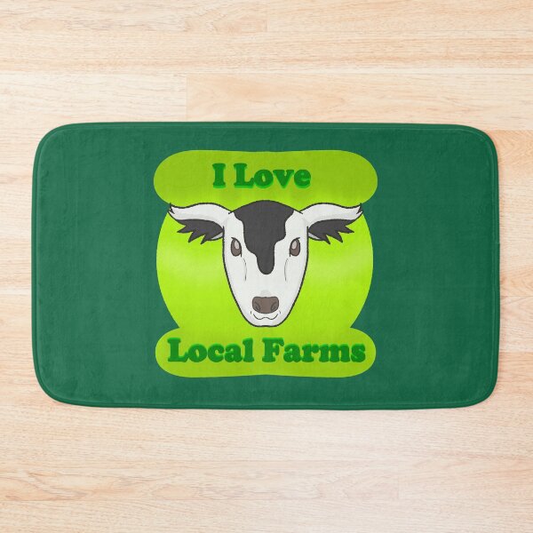 Item preview, Happy Cow (I Love Local Farms) designed and sold by Quirkball.